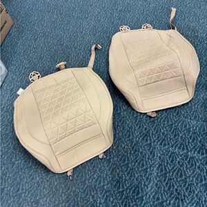 2 Front bottom car seat protectors